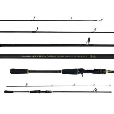 Imagem de Vara Para Carretilha Alto Mar Pesca Mix Carbon Casting 5'6" (1,68m) 8-