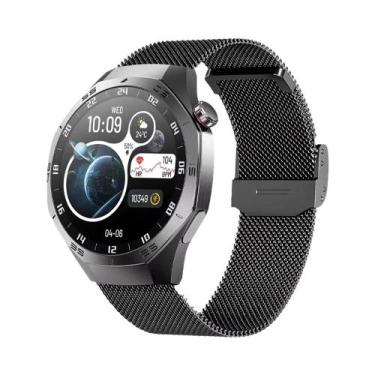 Imagem de Relógio Inteligente Masculino S5 Com Tela AMOLED, GPS, Chamadas Blueto