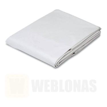 Imagem de Lona Encerado Reforçada Branca 4X4 Mts 100G/M 150 Micras