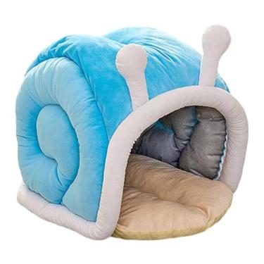 Imagem de Ｂｅｓｇａ Cama para dormir para gatos, casinha fofa para gatos de inverno, suprimentos para animais de estimação, caverna, casa para cachorro, M 46cmx39cmx40cm