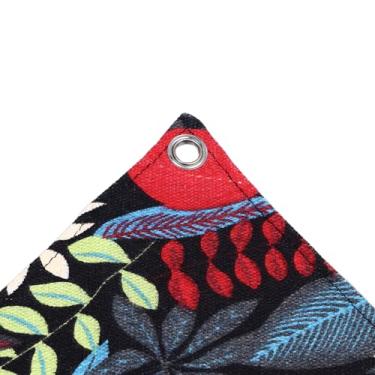 Imagem de Acouto Presunto Triangular de Réptil Com Padrão Colorido e Sucção (Preto)