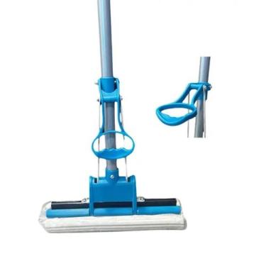 Imagem de Rodo Mop Fácil Celeste Auto Torção Refil Em Espuma Limpeza em Geral Es