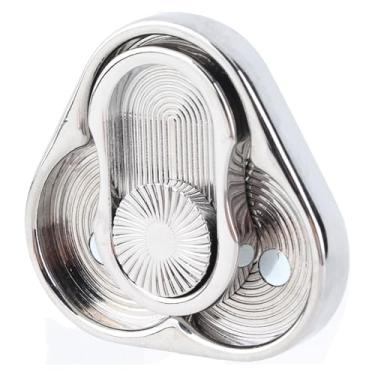 Imagem de SPYMINNPOO Brinquedo de Alívio de Estresse Deslizante de Rotação de Metal para Adultos, Ferramenta Sensorial de Ansiedade de Autismo TDAH para Trabalho de Escritório e Viagens