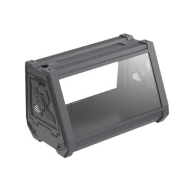 Imagem de Bothyi Terrário de répteis, transportador transparente, tanque de répteis robusto com ventilação para tartarugas, tarântulas, iguanas, cobras, camaleões, Cinza 27x19x19cm