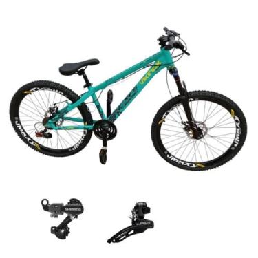 Imagem de Bicicleta Vikingx Tuff 30 Aluminio 24v Aro 26 Mtb Freerider Cambio Shi