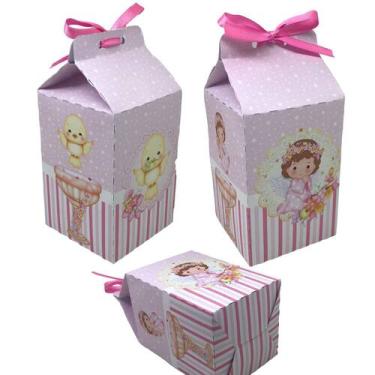 Imagem de Kit 50 Lembrancinhas Milk de Batizado Criativa Menina ou Menino - KIBU