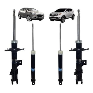 Imagem de Amortecedor Dianteiro+Traseiro Nakata Hyundai IX35 2010 A 2020, DIANTE