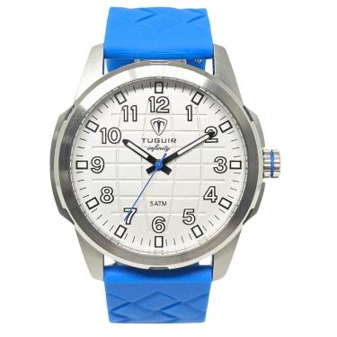 Imagem de Relógio Tuguir Masculino Ref: Tgi37120 Esportivo Aço Prateado