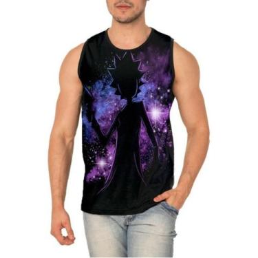 Imagem de Camiseta Regata Rick And Morty Estrelas Ref:685 - smoke, Preto, GG
