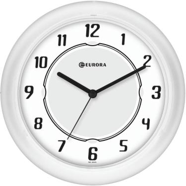 Imagem de Relógio De Parede Eurora Ref: 650500-021 Branco Números