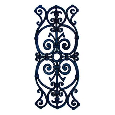 Imagem de Grade Ferro Fundido Portuguesa Sacada Varanda Escada 72X32Cm