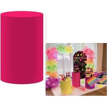 Imagem de Tampa de cilindro FiVan Red para festa de aniversário de bebê