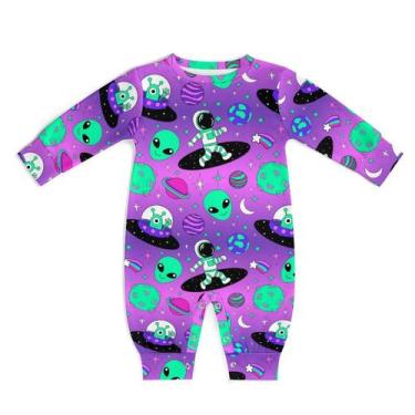 Imagem de Macacão AuHomea Astronauts And Alien para bebês de 3 a 6 milhões