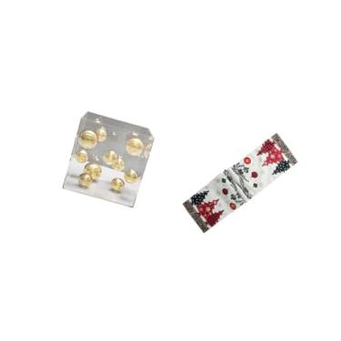 Imagem de Fenteer Bola de Acrílico Transparente para Decoração de Mesa, Ideal para Casa, Escritório, Prateleira Ou Vitrine. Perfeita Como Toalha de Mesa Natalina, Estil