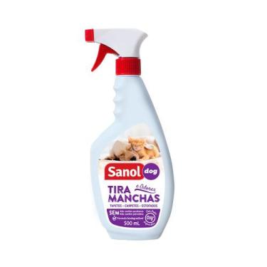 Imagem de Tira Manchas e Odores Sanol Dog 500ml  Limpeza Profunda e Neutralizaçã