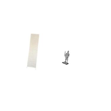 Imagem de Fenteer Escultura Vintage Criativa de Estátua de Cavaleiro para Sala de Estar, Ornamento de Mesa, Abajur de Papel, Luminária de Chão, Capa de Luz, Abajur para