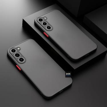 Imagem de Capa Capinha Premium Para Samsung Galaxy M55 Anti Impacto Fosca Preta Translúcida com Proteção de Câmera