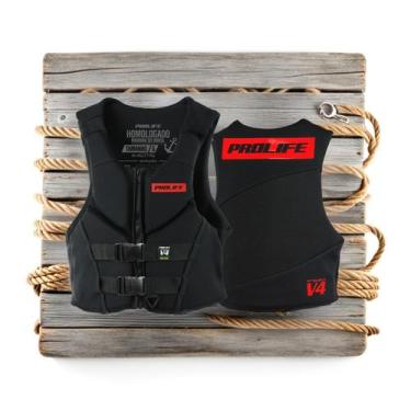 Imagem de Colete Salva Vidas Neoprene Homologado Classe V Prolife V4, EG (ACIMA 