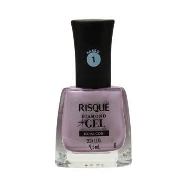 Imagem de Esmalte Risqué Diamond Gel Seda Lilás