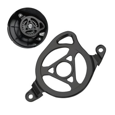 Imagem de LKV Capa protetora de motor para Surron Light Bee X/S/XL1E Segway X260 X160 Electric Dirt Bike Sur Ron CNC Case Saver Guard (preto)