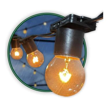 Imagem de Varal De Luz Gambiarra 20 Metros + Leitosa 127V