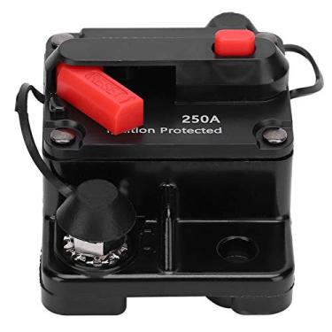 Imagem de Disjuntor de Cobre à Prova D'água Suporte de Fusível de Reinicialização Automática DC12-42V (250A)