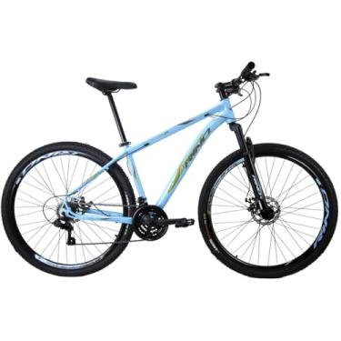 Imagem de Bicicleta Aro 29 Rino Everest 24v – Freio Hidráulico, SHIMANO TZ (Azul Bebe, 19)