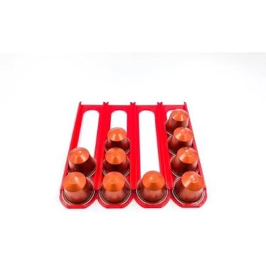 Imagem de Organizador de Cápsulas Versátil - Porta Cápsulas para 20 Unidades na Parede, Balcão ou Prateleira, Economize Espaço(VERDE)