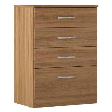 Imagem de Cômoda Astral E Guarda Roupa Casal Venice 62580pe Amendola Touch Off White Com Pés - Demóbile