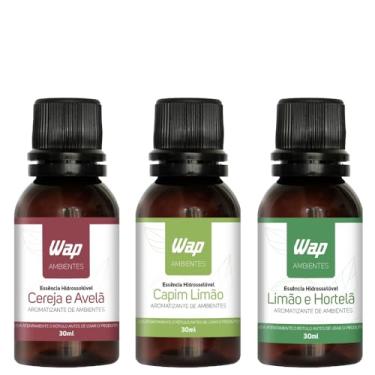 Imagem de WAP Kit de Essência Hidrossolúvel para Umidificador, Difusor e Climatizador 30ml