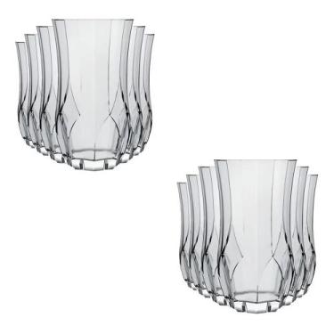Imagem de Jogo 12 Copos Opera Long Drink 360ml Suco Água Vidro Nadir - Nadir Fig