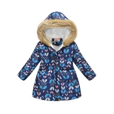 Imagem de Jaqueta de inverno infantil | Engrossar jaqueta de esqui casaco infantil | Casacos de snowboard roupas à prova de vento, jaqueta de neve casaco de inverno, agasalhos quentes Hoghaki