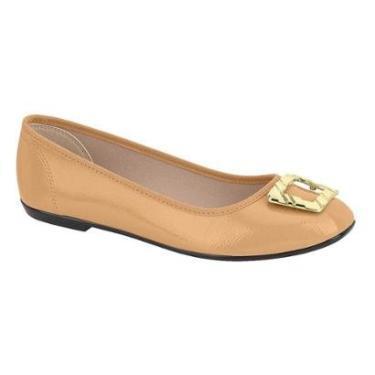 Imagem de Sapatilha Moleca Bico Quadrado Verniz Feminina-Feminino