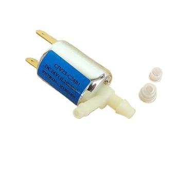 Imagem de Válvula Solenoide N/C Normalmente Fechada DC 24V Fios Gás Água Controle de Ar Válvula de Entrada de Água