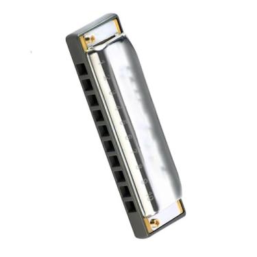 Imagem de Gaita profissional de 10 furos D chave diatônica pente de resina blues harpa requintado instrumento musical