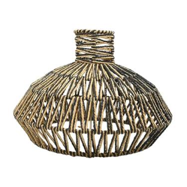 Imagem de Bothyi Abajur pendente trançado, elegante e versátil, para decoração de luminárias de teto, cozinhas, ilhas, quartos e hotéis.