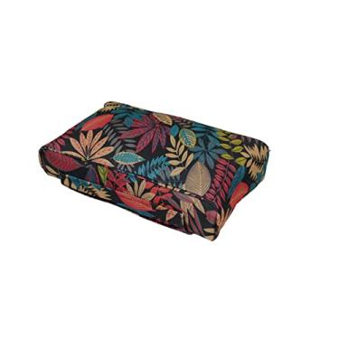 Imagem de HGTRH Almofada universal de apoio de braço de espuma viscoelástica de 33 x 21 x 10 cm, capa de console central de carro, tapete de caixa de apoio de braço de couro antiderrapante e resistente ao