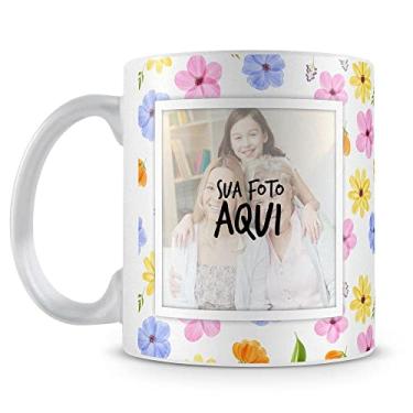 Imagem de Caneca Personalizada Perolada Branca - Primavera (com Foto)