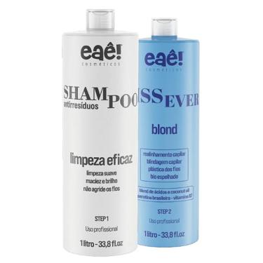 Imagem de Kit LissEver Progressiva Sem Formol Matizadora 2x1L - Eaê!