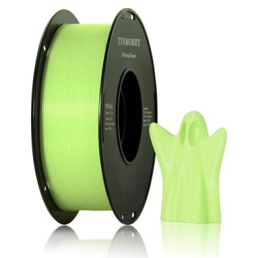 Imagem de Filamento PETG 1,75 mm, filamento TINMORRY PETG material de impressão 3D, compatível com impressoras 3D Bambu FDM, carretel de 1 kg, amarelo brilhante e verde
