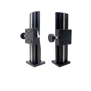 Imagem de Mesa deslizante de ajuste fino linear com sulco de cauda de andorinha de eixo Z LWZ60 L = 100-500 mm Plataforma de corte de deslocamento manual (400 mm)