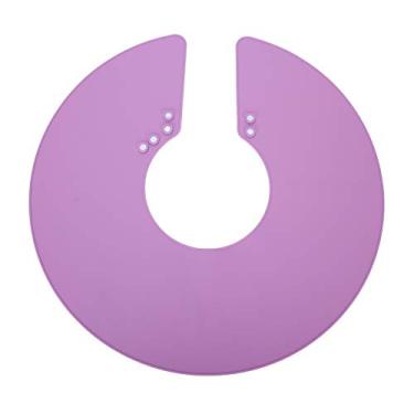 Imagem de Generic Capa de Corte de Cabelo Xale de Cabeleireiro de Silicone à Prova D'água para Barbearias e Salões de Beleza Profissionais, Roxo 15,7 X 15,7 pol. (Roxo)