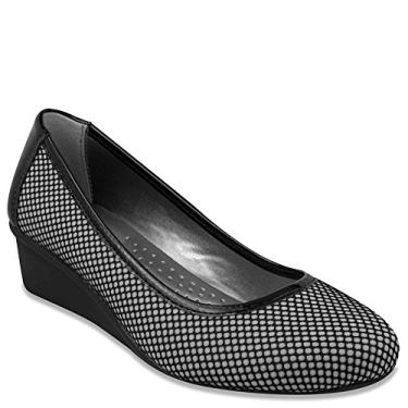 Imagem de LONDON FOG Cunha social Chester Neoprene, Malha preta, 8.5