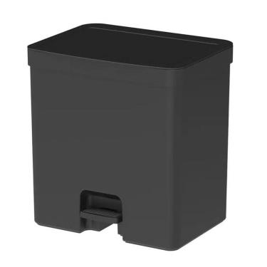 Imagem de Lixeira Com Pedal Trium 20L - Preto - Ou