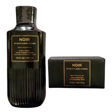 Imagem de Bath & Body Works Sabonete Noir 3 em 1 para cabelo, rosto e corpo e sabonete em barra