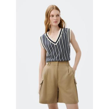 Imagem de Shorts Hering Cargo Em Alfaiataria Feminino-Feminino