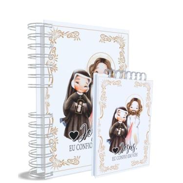 Imagem de Agenda Católica 2026 + Bloco de Anotações, Santa Faustina, Dourado, Capa 3