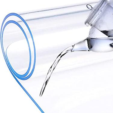 Imagem de LOERSS Tapete de computador, tapete de cadeira de escritório transparente, tapete de cadeira para pisos alcatifados, tapetes de escritório grossos transparentes para pisos de carpete de pilha baixa