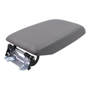 Imagem de DriveFix Tampa do apoio de braço do console central frontal com montagem de suporte cinza para Toyota Highlander 2008-2013