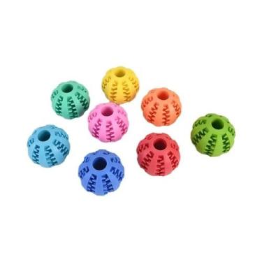 Imagem de Bola De Borracha Interativa Para Cães, Brinquedo De Mastigar Para Cães